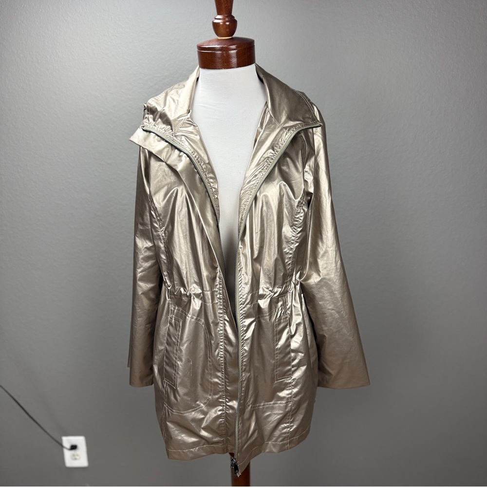 Anatomie Metallic gold jacket Sz M Winter Fall Parka Merika